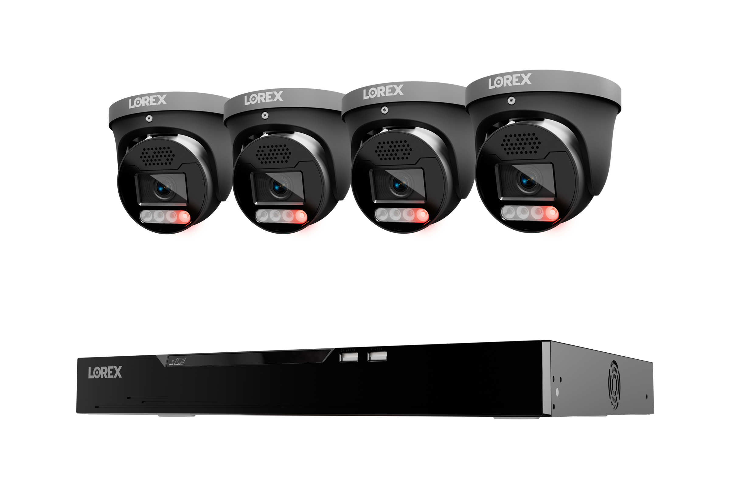 Lorex Connect X5 4K PoE Turret Camera with AI Color Night Vision