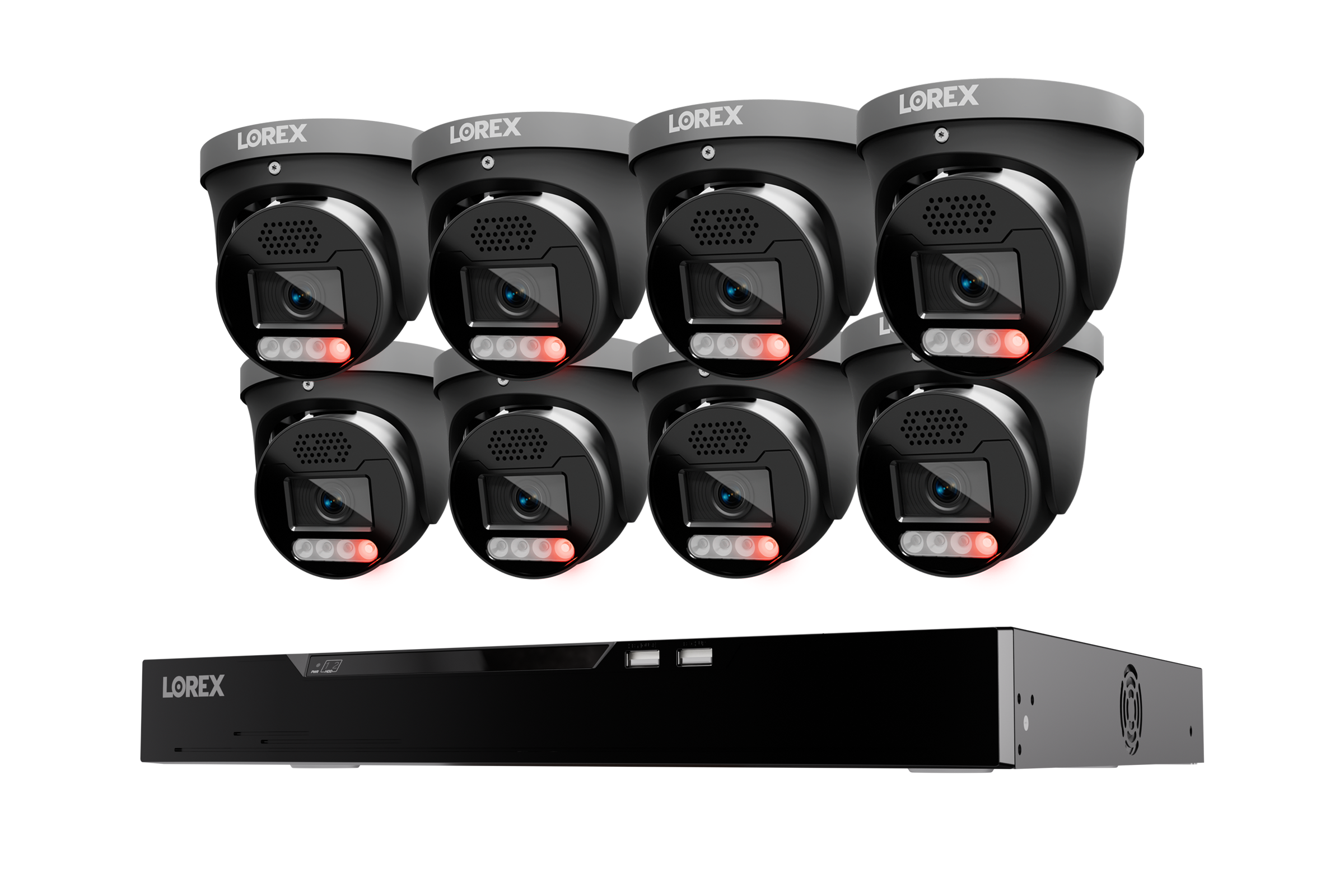 Lorex Connect X5 4K PoE Turret Camera with AI Color Night Vision