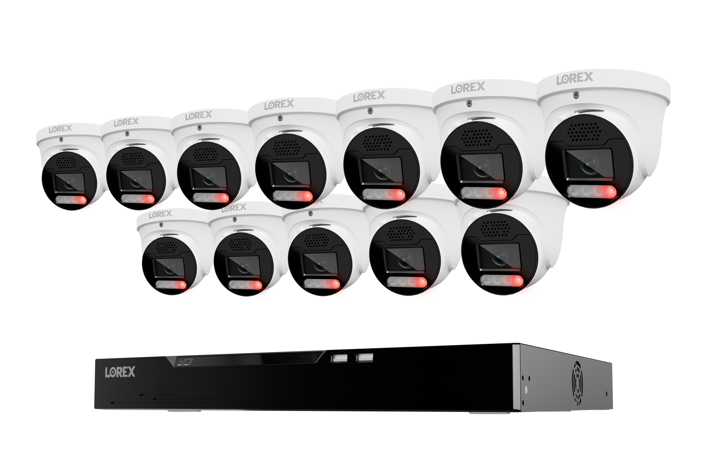 Lorex Connect X5 4K PoE Turret Camera with AI Color Night Vision
