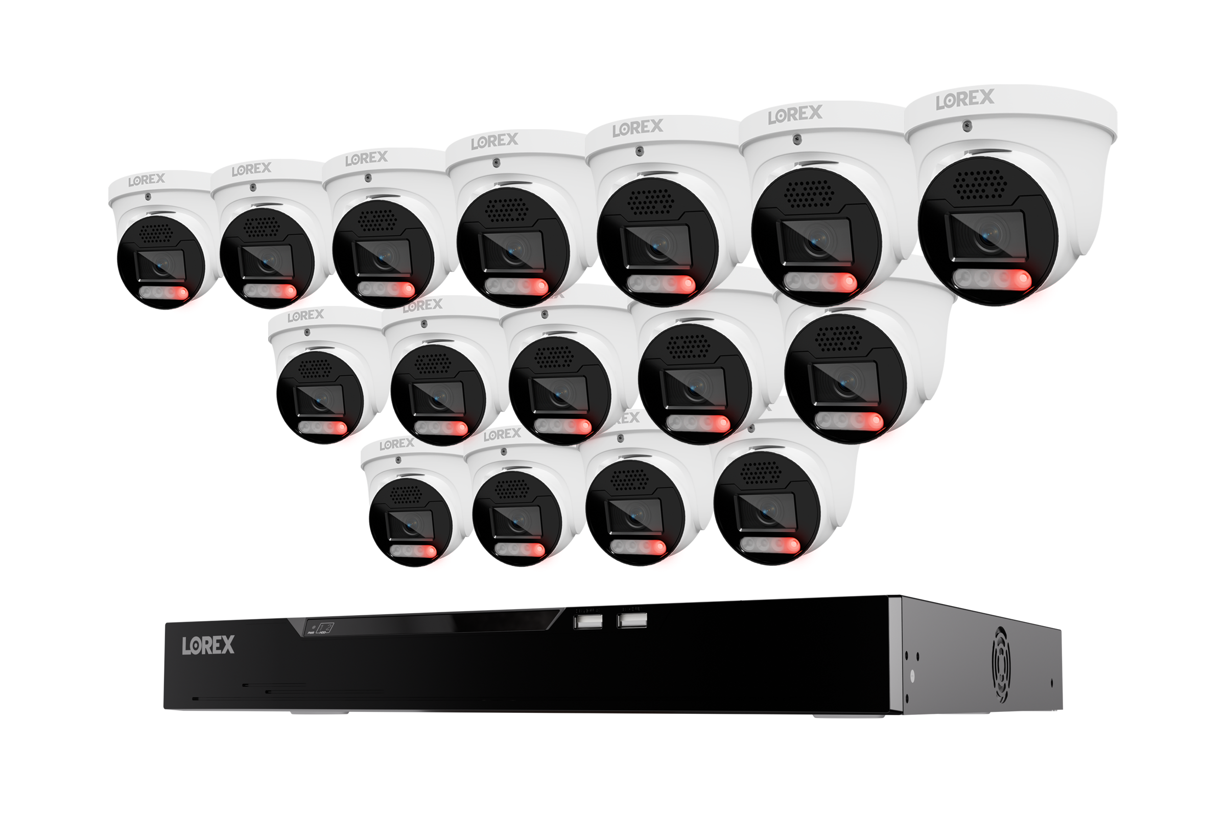 Lorex Connect X5 4K PoE Turret Camera with AI Color Night Vision