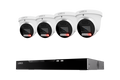 Lorex Connect X Series 4K 16-Channel Wired NVR System with X5 Turret Security Cameras - 4TB