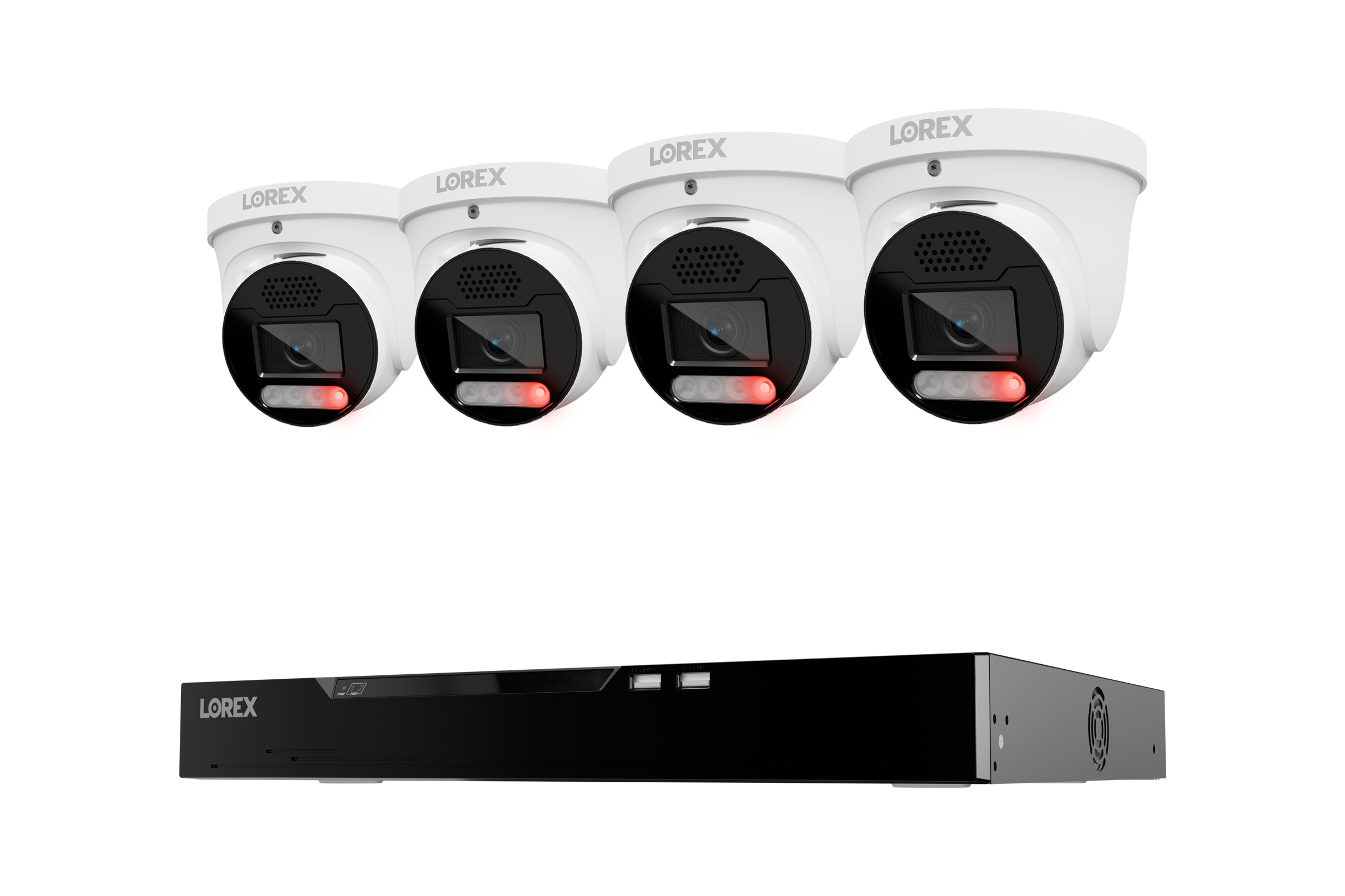 Lorex Connect X5 4K PoE Turret Camera with AI Color Night Vision