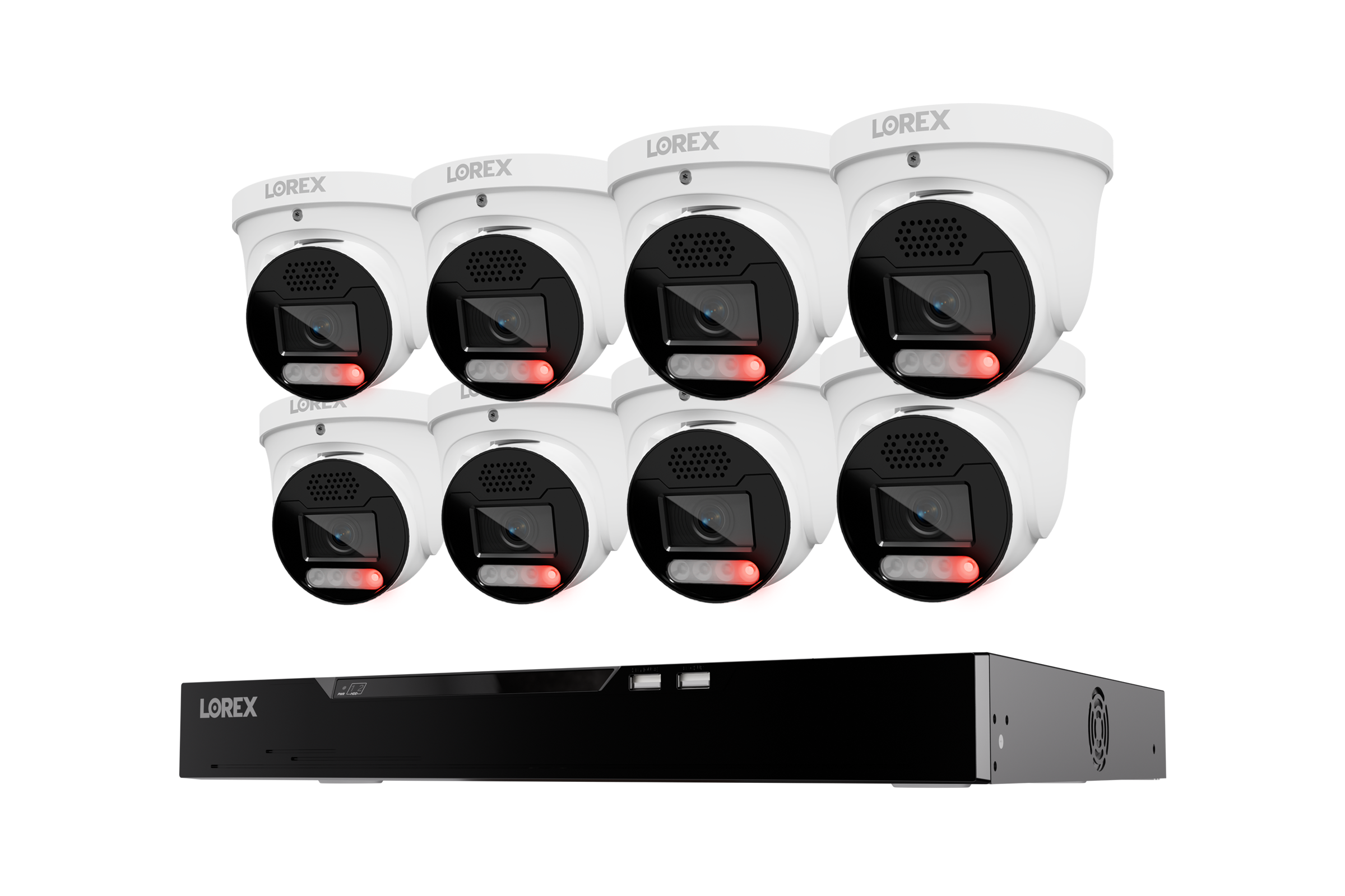 Lorex Connect X5 4K PoE Turret Camera with AI Color Night Vision