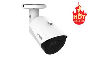 Lorex A14 IP Wired Bullet Security Camera with Listen-In Audio and Smart Motion Detection