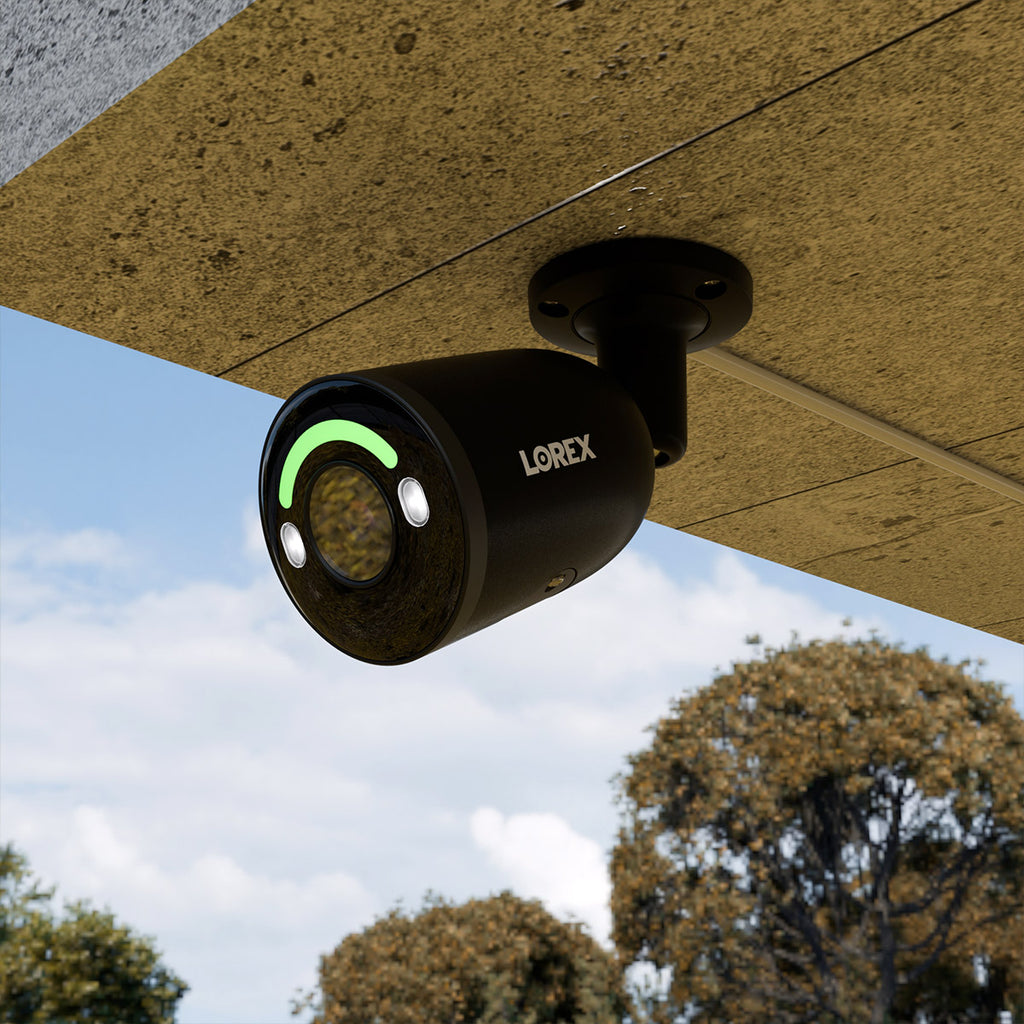 Lorex Fusion Series 4K 16 Camera Capable (Wired or Fusion Wi-Fi) 4TB Wired NVR System with H12 Wired 4K IP Bullet Cameras