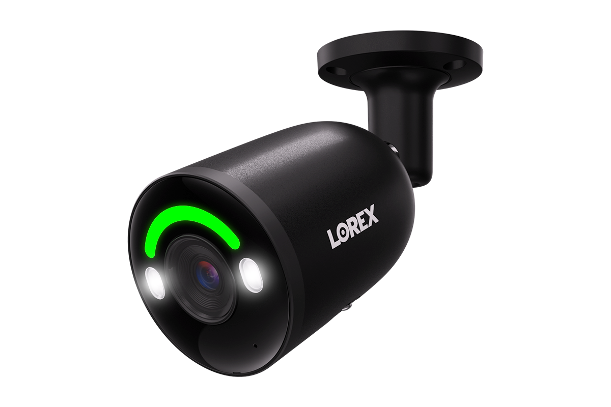 Lorex H12 4K IP Wired Bullet Security Camera with Smart Security Lighting and Smart Motion Detection