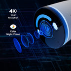 Lorex Classic 4K+ PoE AI Bullet Camera with Person & Vehicle Detection