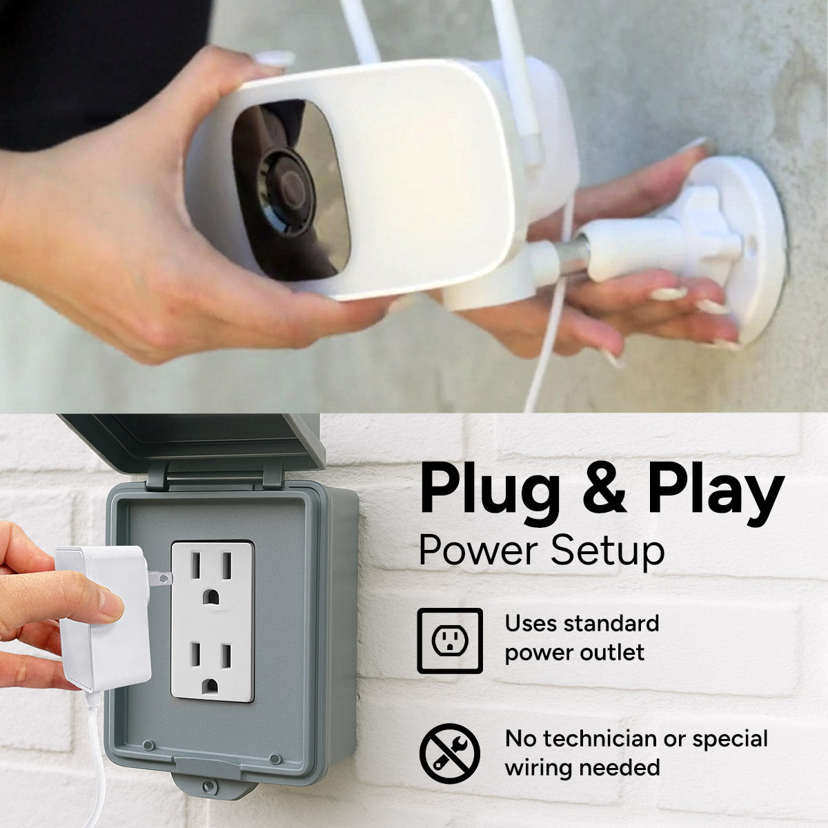 Lorex Connect 2K Floodlight Wi-Fi Security Camera with App Controlled