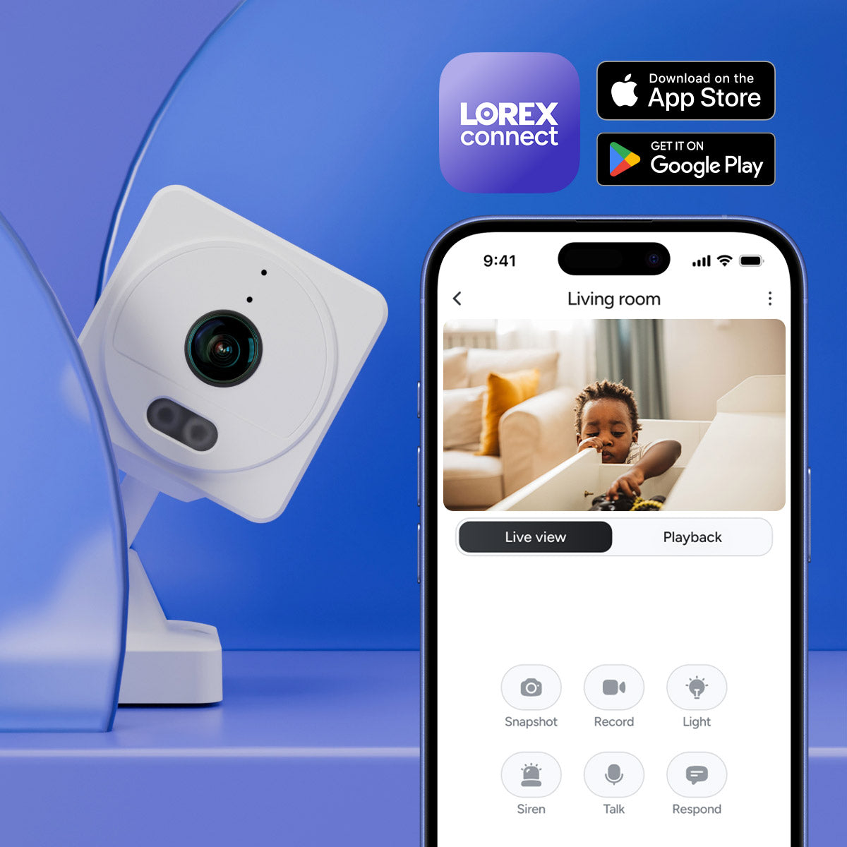 Lorex Icon File Lorex Connect 2K Indoor Wi-Fi Camera | Lorex for Business