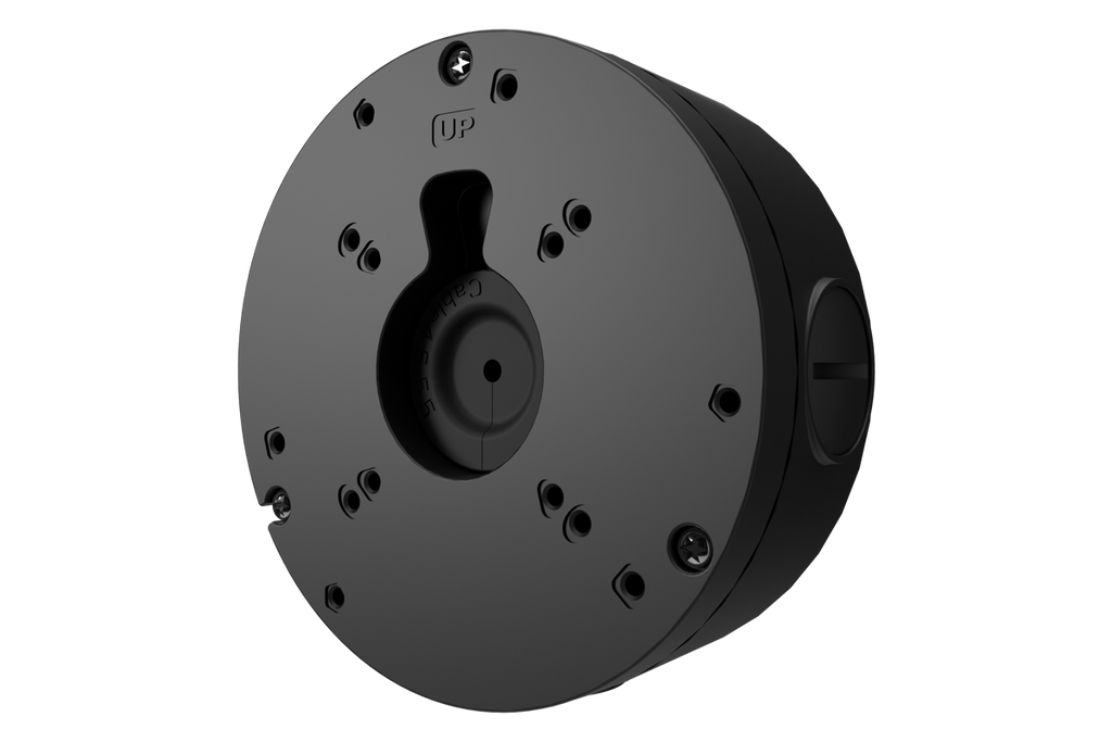 Round Junction Box for Fixed-Lens Cameras (Metal)