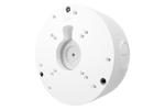Boîte de jonction ronde pour caméras à objectif fixe (métal)