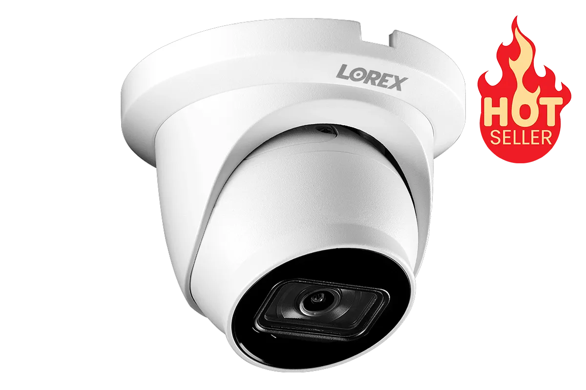 Nocturnal Series N3 4K IP Wired Dome Security Camera with Listen-in Audio and Real-Time 30FPS Recording