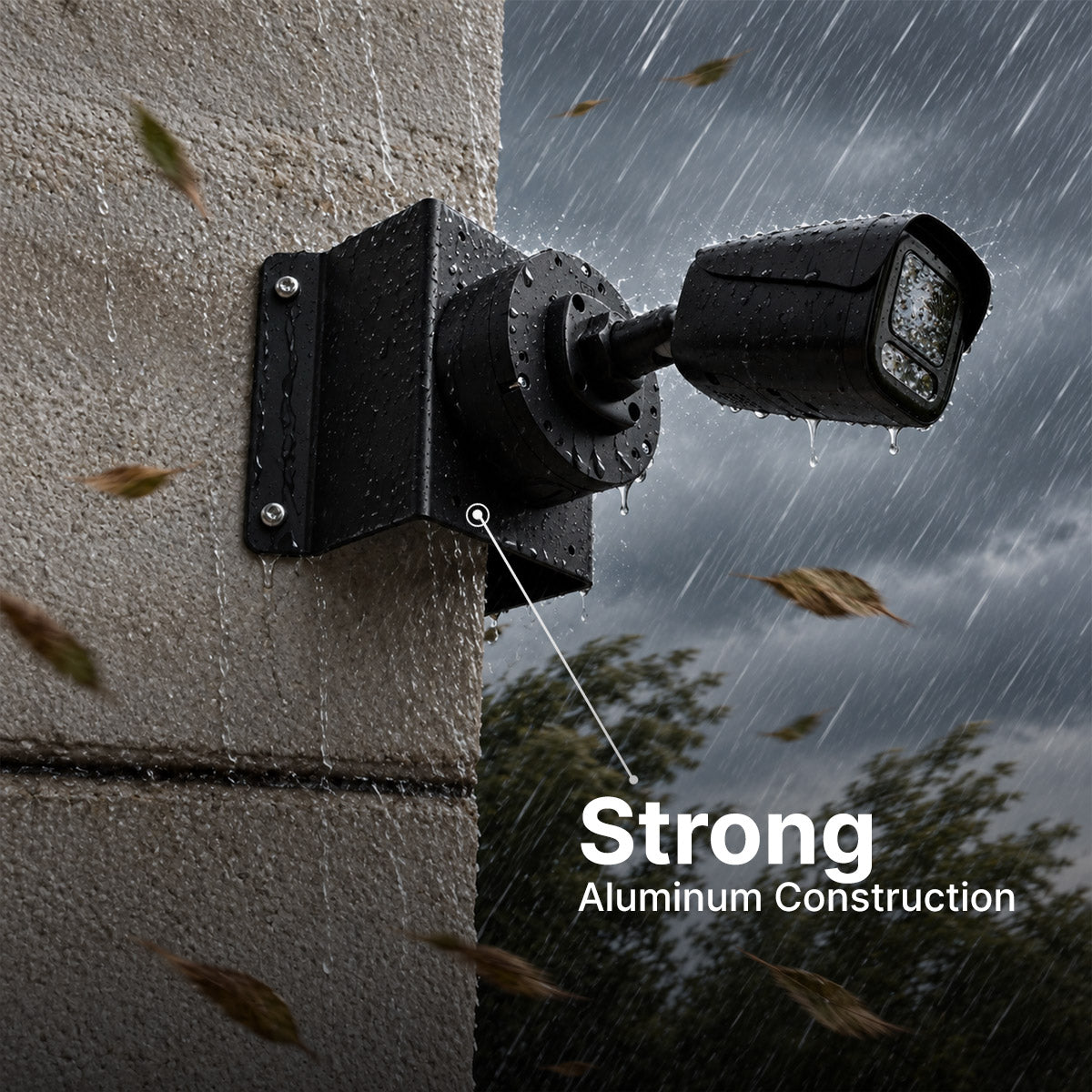 Corner Mount Bracket for Fixed Cameras (Metal)
