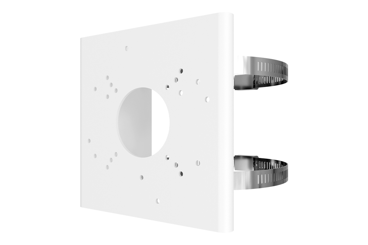 Pole Mount Bracket for Motorized Varifocal and Dual-Lens Cameras (Metal)