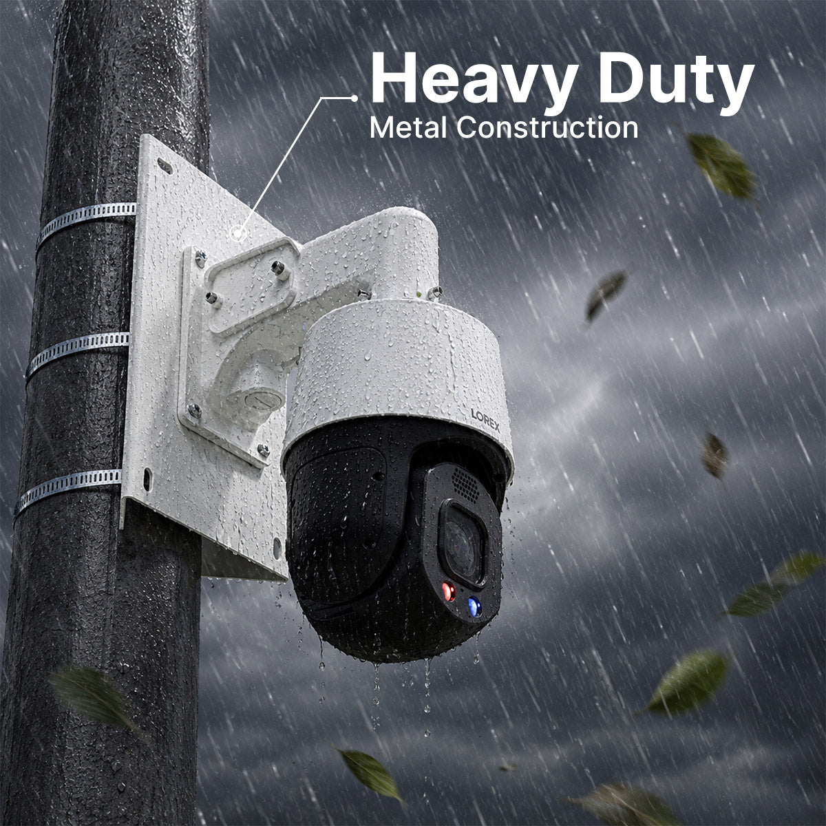 Pole Mount Bracket for PTZ Cameras (10kg, Metal)