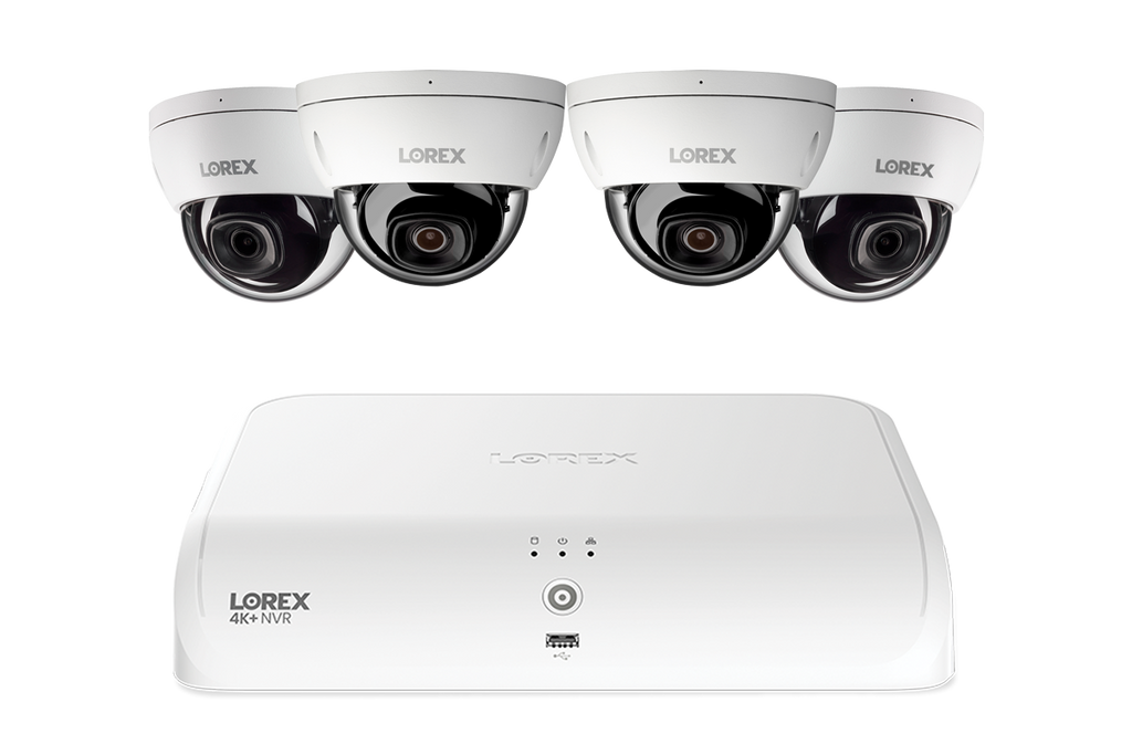 Lorex Fusion Series 4K+ 16 Channel (8 Wired + 8 Fusion Wi-Fi) 2TB Wired System with A10 Wired 4K IP Dome Cameras
