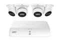 Lorex Fusion NVR with A4 4MP (2K) IP Turret Cameras - 4K 16-Channel (8 Wired + 8 Wi-Fi Fusion) 2TB Wired System