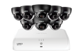 Lorex Fusion NVR with A4 4MP (2K) IP Dome Cameras - 4K 16-Channel (8 Wired + 8 Wi-Fi Fusion) 2TB Wired System
