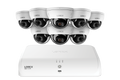Lorex Fusion Series 4K+ 16 Channel (8 Wired + 8 Fusion Wi-Fi) 2TB Wired System with A10 Wired 4K IP Dome Cameras