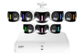 Lorex Fusion Series 4K+ 16 Channel (8 Wired + 8 Fusion Wi-Fi) 2TB Wired System with H20 Wired 4K IP Dual Lens Cameras