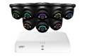 Lorex Fusion Series 4K 16 Channel (8 Wired + 8 Fusion Wi-Fi) 2TB Wired System with H12 Wired 4K IP Turret Cameras
