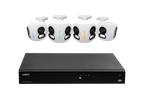 Lorex Classic Fusion Series 4K 16 Channel 4TB Wired NVR System with 4K IP Dual Lens Cameras