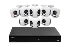 Lorex Classic Fusion Series 4K 16 Channel 4TB Wired NVR System with 4K IP Dual Lens Cameras