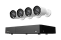 Lorex Connect 4K 8 Camera Capable 1TB Wired NVR System with 4K IP Bullet Security Cameras