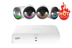 Lorex Smart Business Fusion Wi-Fi System: 4K+ 16 Channel (8 Wired + 8 Fusion Wi-Fi) 2TB System with 4K Outdoor Wi-Fi 6 Security Cameras with Smart Security Lighting