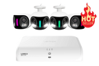 Lorex Smart Business Fusion Wi-Fi System: 4K+ 16 Channel (8 Wired + 8 Fusion Wi-Fi) 2TB System with Wi-Fi Dual Lens Smart Security Lighting Cameras