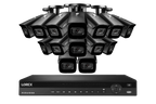 Lorex 4K (16 Camera Capable) 4TB Wired NVR System with Nocturnal 3 Smart IP Bullet Cameras with Listen-In Audio and 30FPS