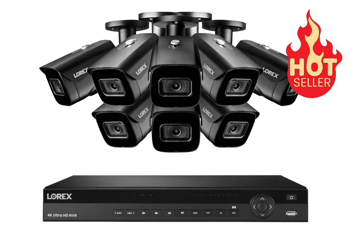 Lorex Elite Series NVR with N3 (Nocturnal Series) IP Bullet Cameras - 4K 16-Channel 4TB Wired System