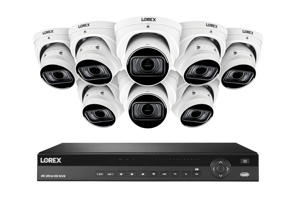 Lorex Elite Series 16-Channel (4TB) 4K IP System with Nocturnal N4 Lite Turret Cameras