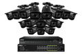 Lorex 4K (32 Camera Capable) 6TB Wired NVR System with Nocturnal 3 Smart IP Bullet Cameras with Motorized Varifocal Lens