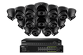Lorex 4K (32 Camera Capable) 6TB Wired NVR System with Nocturnal 3 Smart IP Turret Cameras with Motorized Varifocal Lens
