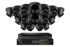 Lorex 4K (32 Camera Capable) 6TB Wired NVR System with Nocturnal 3 Smart IP Turret Cameras with Motorized Varifocal Lens