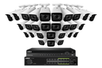 Lorex 4K (32 Camera Capable) 6TB Wired NVR System with Nocturnal 3 Smart IP Bullet Cameras with Motorized Varifocal Lens