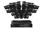 Lorex 4K (32 Camera Capable) 6TB Wired NVR System with Nocturnal 3 Smart IP Bullet Cameras with Motorized Varifocal Lens