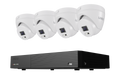 Lorex Connect T Series 1080p 8-Channel Wired DVR System with Four T1 1080p Turret Security Cameras - 128GB