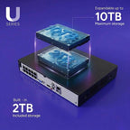 Lorex Connect U Series 4K 8-Channel Wired NVR System with U3 2K+ PoE Turret Cameras - 2TB