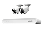 Lorex Connect V Series 4K 8-Channel Wired NVR System with V3 4K PoE Bullet Cameras - 1TB