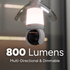 Lorex Connect 2K Wi-Fi Smart Lightbulb Pan-Tilt Camera