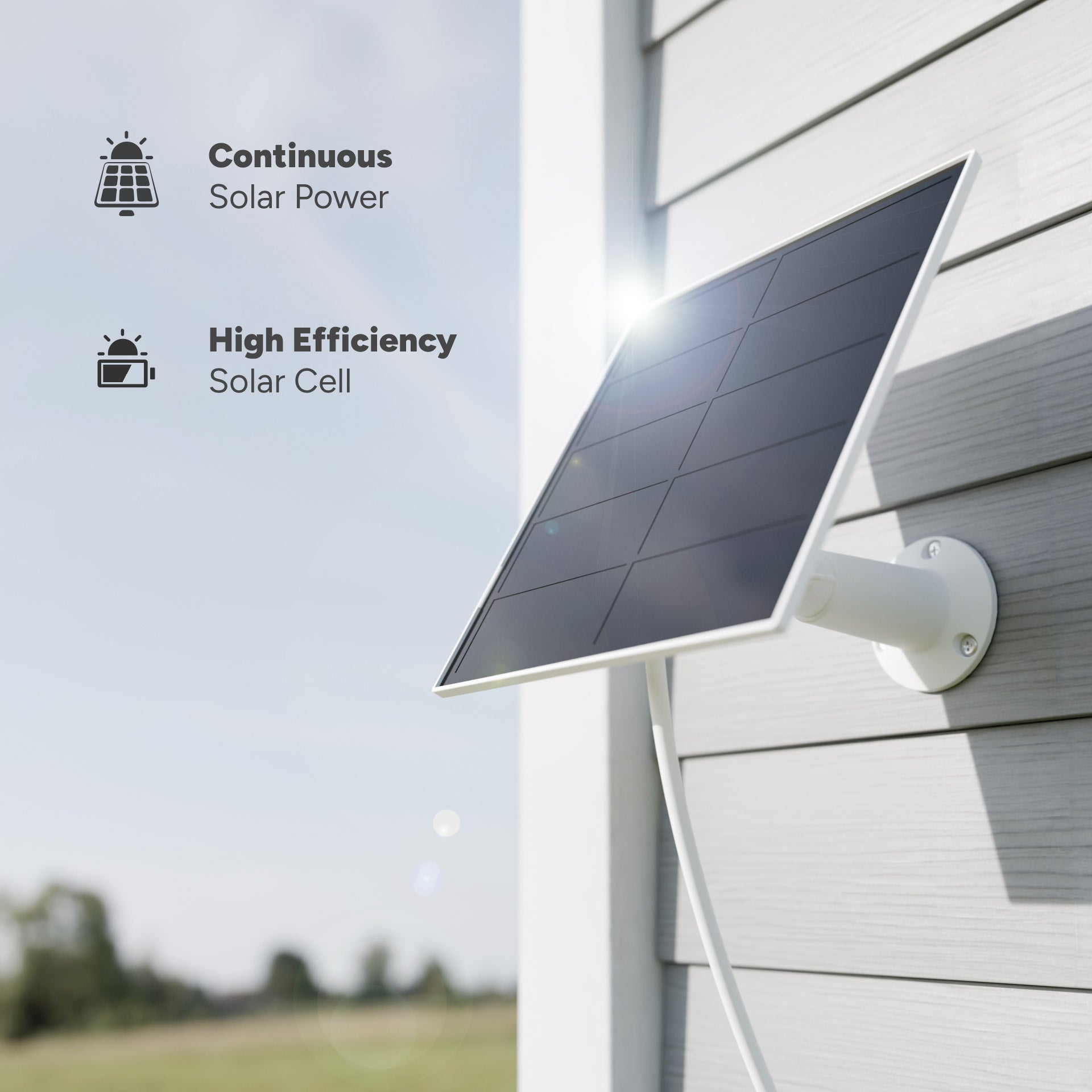 Solar Panel for Lorex Battery-Operated Cameras