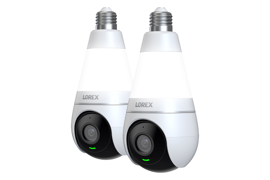 Lorex 2K Wi-Fi Smart Lightbulb Camera (Cloud-Enabled)