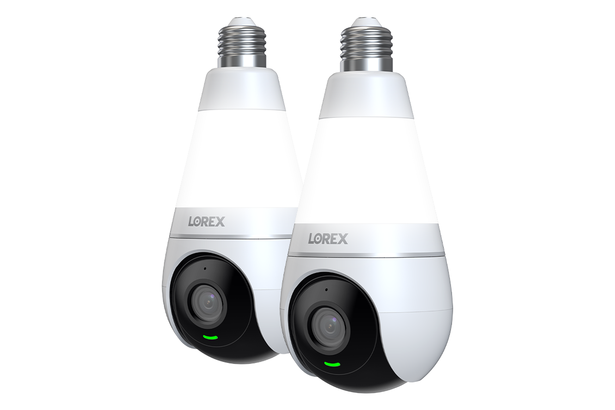 Lorex 2K Wi-Fi Smart Lightbulb Camera (Cloud-Enabled)