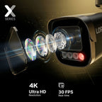 Lorex Connect X Series 4K 32-Channel Wired NVR System with X5 Bullet Security Cameras - 8TB