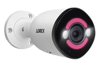 Lorex 4K+ 12MP IP Wired Bullet Security Camera with Smart Security Lighting