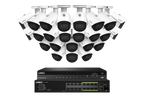 Lorex Pro Series 4K 32 Camera Capable 8TB Wired NVR System with 4MP (2K) A4 IP Bullet Cameras - White 24
