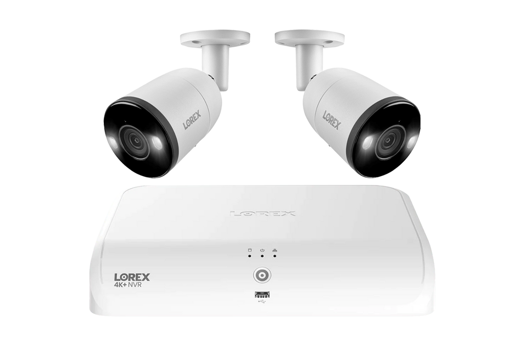 Lorex Fusion Series 4K+ 16 Channel (8 Wired + 8 Fusion Wi-Fi) 2TB Wired System with H13 Wired 4K IP Bullet Cameras