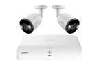 Lorex Fusion Series 4K+ 16 Channel (8 Wired + 8 Fusion Wi-Fi) 2TB Wired System with H13 Wired 4K IP Bullet Cameras